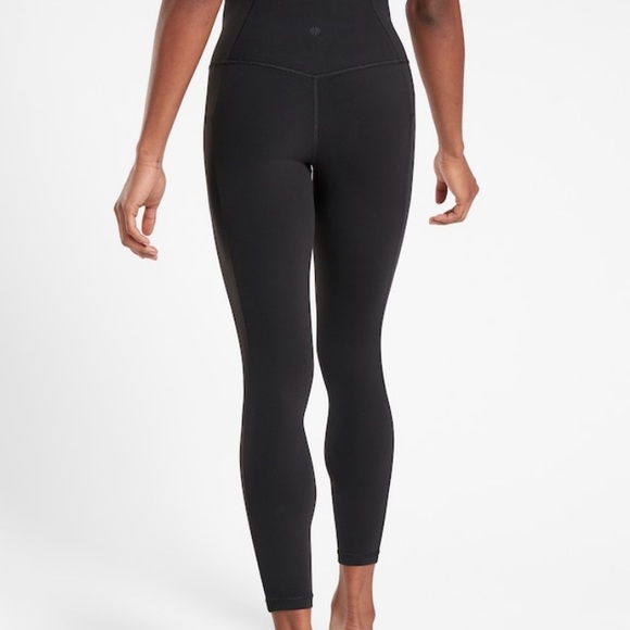 NWT-Athleta Salutation Stash Tight 7/8, Medium Petite - Picture 3 of 5